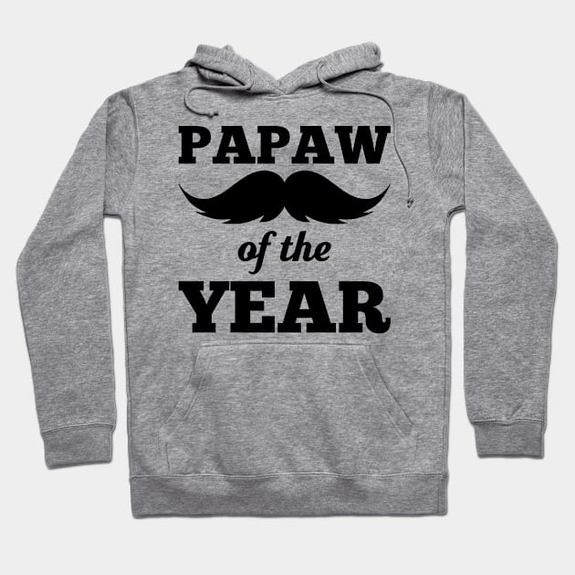 Papaw Of The Year Hoodie by teevisionshop